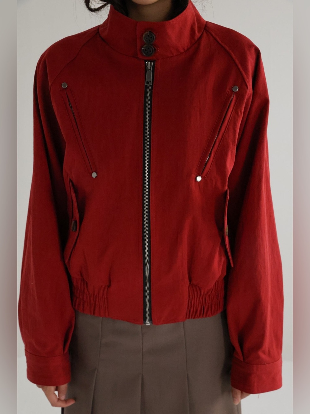 Shop Peche Red Jacket - Picture 6 of 7